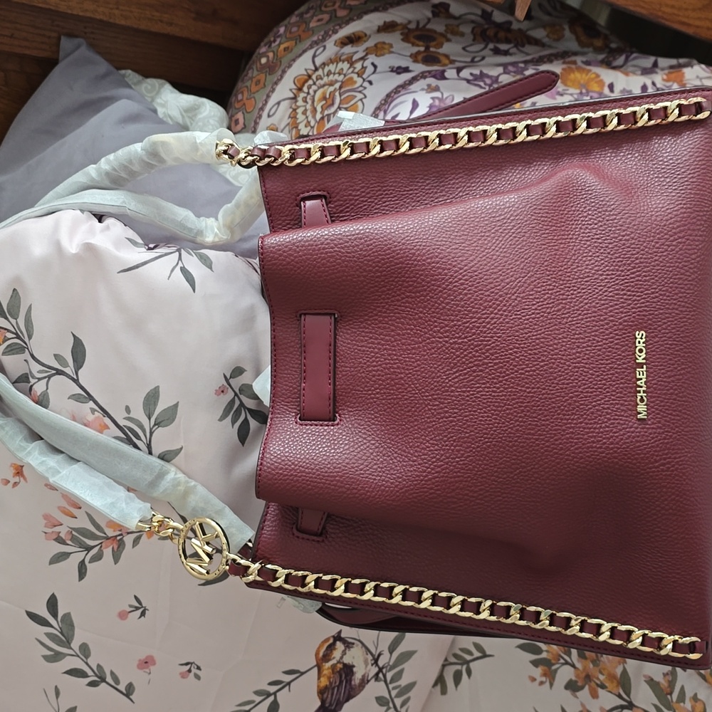 Michael Kors Large Mina Handbag, Tote NWT